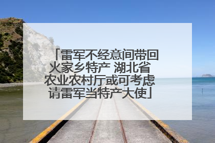 雷军不经意间带回火家乡特产 湖北省农业农村厅或可考虑请雷军当特产大使