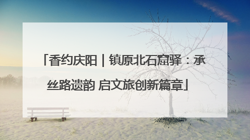 香约庆阳｜镇原北石窟驿：承丝路遗韵 启文旅创新篇章