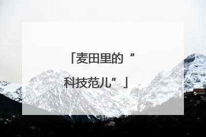 麦田里的“科技范儿”