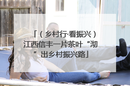 （乡村行·看振兴）江西信丰一片茶叶“沏”出乡村振兴路
