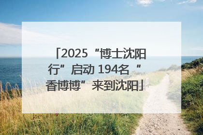 2025“博士沈阳行”启动 194名“香博博”来到沈阳