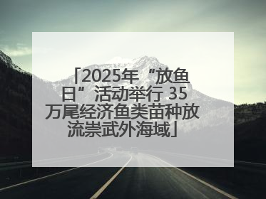 2025年“放鱼日”活动举行 35万尾经济鱼类苗种放流崇武外海域