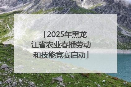 2025年黑龙江省农业春播劳动和技能竞赛启动
