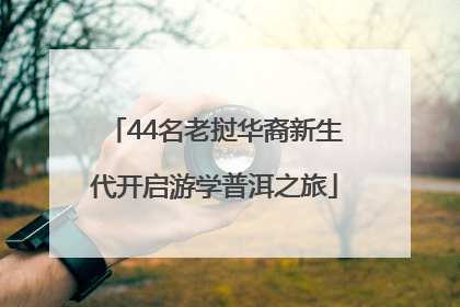 44名老挝华裔新生代开启游学普洱之旅