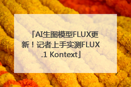 AI生图模型FLUX更新！记者上手实测FLUX.1 Kontext