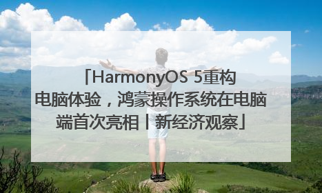 HarmonyOS 5重构电脑体验，鸿蒙操作系统在电脑端首次亮相丨新经济观察