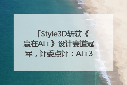 Style3D斩获《赢在AI+》设计赛道冠军，评委点评：AI+3D技术世界第一